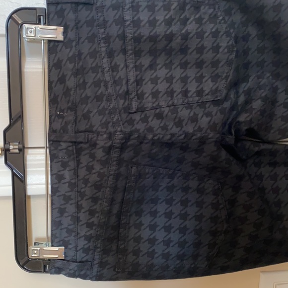 RICH & SKINNY BLACK HOUNDSTOOTH LYOCELL/COTTON BLEND JEANS SZ 28 - Picture 4 of 7